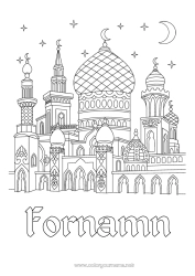 Gratis färgläggning Monument