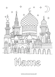 Free coloring Monument