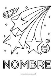 Dibujo libre Planetas y sistema solar Estrellas Astronomía