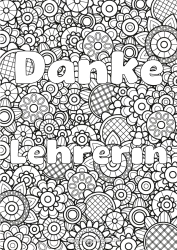 Kostenlose Malvorlage Blumen Frühling Dekorierter Name Komplexe Ausmalbilder Zentangle