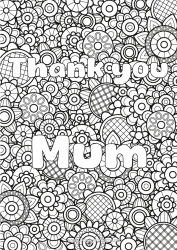 Free colouring Flowers Spring Decorated name Complex colouring pages Zentangle