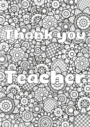 Free colouring Flowers Spring Decorated name Complex colouring pages Zentangle