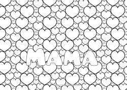 Kinder-Malvorlage Herz Schwester Dekorierter Name Kindermädchen Komplexe Ausmalbilder Zentangle