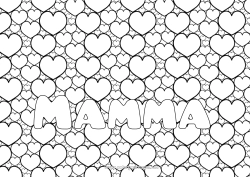 Färgläggningssida för barn Hjärta Syster Utsmyckat namn Barnvakt Komplexa målarbilder Zentangle