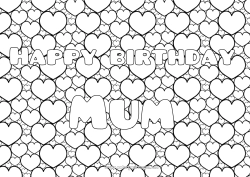 Free colouring Heart Sister Decorated name Nanny Complex colouring pages Zentangle
