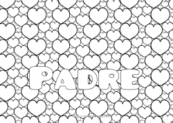 Niño página para colorear Corazón Hermana Nombre decorado Niñera Dibujos complejos para colorear Zentangle