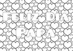 Colorear gratis Corazón Hermana Nombre decorado Niñera Dibujos complejos para colorear Zentangle