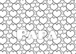 Pagina da colorare per bambini Cuore Sorella Nome decorato Tata Colorazioni complesse Zentangle