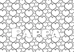 Färgläggningssida för barn Hjärta Syster Utsmyckat namn Barnvakt Komplexa målarbilder Zentangle