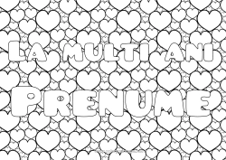 Pagină de colorat pentru copii Inimă Sora Nume decorat Bunica Desene de colorat complexe Zentangle