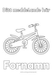 Gratis teckning Sport Fordon Lätta målarbilder Cykel Tvåhjuliga fordon Övriga fordon
