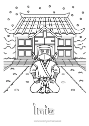 Rysunek za darmo Kimono Ninja