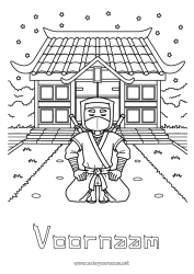 Gratis tekening Kimono Ninja