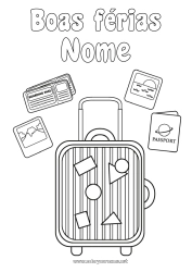 Desenho grátis Férias Valises et bagages