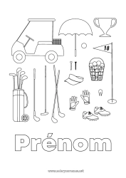 Dessin gratuit Sport Autres sports Golf