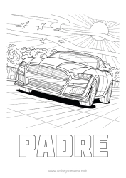 Niño página para colorear Vehículos Coches Coche de carreras Dibujos complejos para colorear Automóviles, furgonetas y autocaravanas Vehículos de carreras y pistas