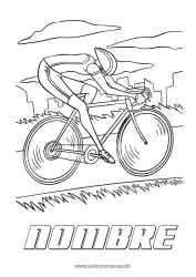 Colorear gratis Sport Vehículos Bicicleta Vehículos de dos ruedas Otros deportes