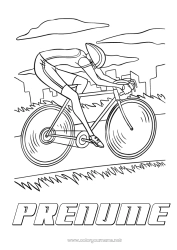 Desen liber de colorat Sport Vehicule Bicicletă Vehicule cu două roți Alte sporturi