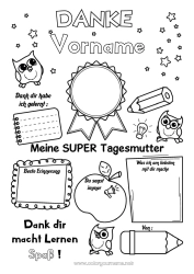 Kostenlose Zeichnung Kindermädchen Superabzeichen Danke Besser