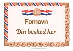 Gratis farvelægning Fodbold Sport Dans. Kursus Mester Basketball Volleyball Holdidræt Gymnastik Kunstnerisk sport Tennis Racketsport. Kampsport Konkurrencer og priser Andre sportsgrene Ping pong Badminton Ballet Håndbold Ridning Boksning Olympiske Lege Golf Diplom Bronze Tredje plads