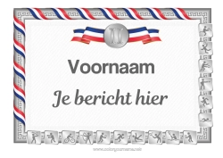 Kleurplaat aanpassen Voetbal Sport Dans Rugby Honkbal Race Kampioen Volleybal Teamsporten Watersporten Gymnastiek Artistieke Sporten Tennis Racketsporten Vechtsporten Wedstrijden en beloningen Andere sporten Tafeltennis Ultimate Frisbee Badminton Handbal Karate Judo Boksen Zwemmen Olympische Spelen Golf Diploma Zilver Tweede plaats