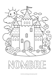 Colorear gratis Castillo