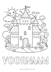 Gratis kleurplaat Kasteel