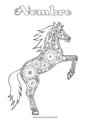 Colorear gratis Sport Robot Caballo Animales Animales de granja Competitions and Rewards Juegos Olímpicos