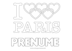 Desen liber de colorat Sport Franța Competiții și premii Paris Jocurile Olimpice