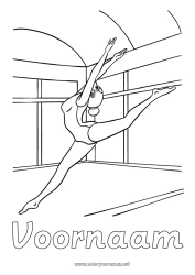 Gratis tekening Sport Dans Gymnastiek Artistieke Sporten