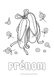 Dessin gratuit Sport Danse Chaussure Sports artistiques Ballet
