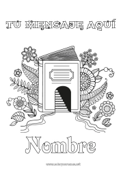 Dibujo libre Libro Lectura Puerta