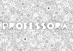 Desenho grátis Flores Nome decorado Fundo decorativo