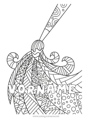 Kostenlose Zeichnung Kunst Pinsel Zentangle Farbe Heftumschläge