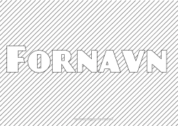 Gratis fargelegging Dekorert navn Geometriske former Dekorativ bakgrunn Striper
