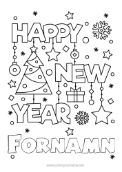 Gratis teckning Gott nytt år