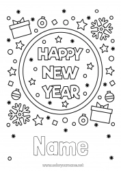 Free coloring Happy new year