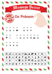 Coloriage à personnaliser Lutins de Noël Mission du lutin de Noël Lettres de lutins farceurs Activités enfants Bêtises du Lutin Farceur
