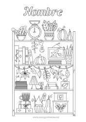 Dibujo libre Calabaza Otoño Hojas Verduras Simbolos Magdalena Calabaza