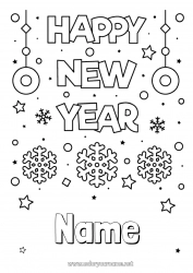 Free coloring Happy new year