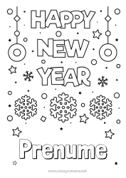 Desen liber de colorat La mulți ani!