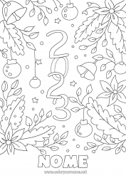Disegno gratuito 2023 Buon Anno