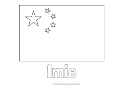 Rysunek za darmo Geografia Chiny Flaga Kraj