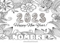 Dibujo libre 2023 Feliz año