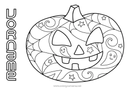 Kostenlose Malvorlage Kürbis Kürbis Einfache Ausmalbilder Zentangle