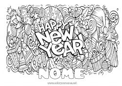 Disegno gratuito Buon Anno