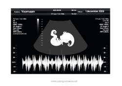 Gratis kleurplaat Kerstelf Brieven van ondeugende elfjes Baby Elf Aankomstbrief Kerst Elf Baby