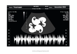 Gratis kleurplaat Kerstelf Brieven van ondeugende elfjes Baby Elf Aankomstbrief Kerst Elf Baby
