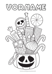 Kostenlose Zeichnung Bonbons Ein Bonbon oder ein Zauber? Halloween Leckereien, Süßigkeiten Lutscher