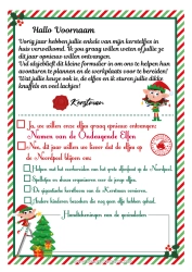 Gratis kleurplaat Brieven van ondeugende elfjes Elf Aankomstbrief